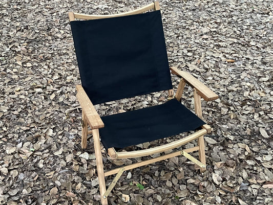 マッシブチェア　ハイバック　ブラック　ホワイトオーク　真鍮　